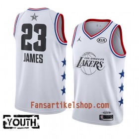 Los Angeles Lakers Trikot LeBron James 23 2019 All-Star Jordan Brand Weiß Swingman - Kinder